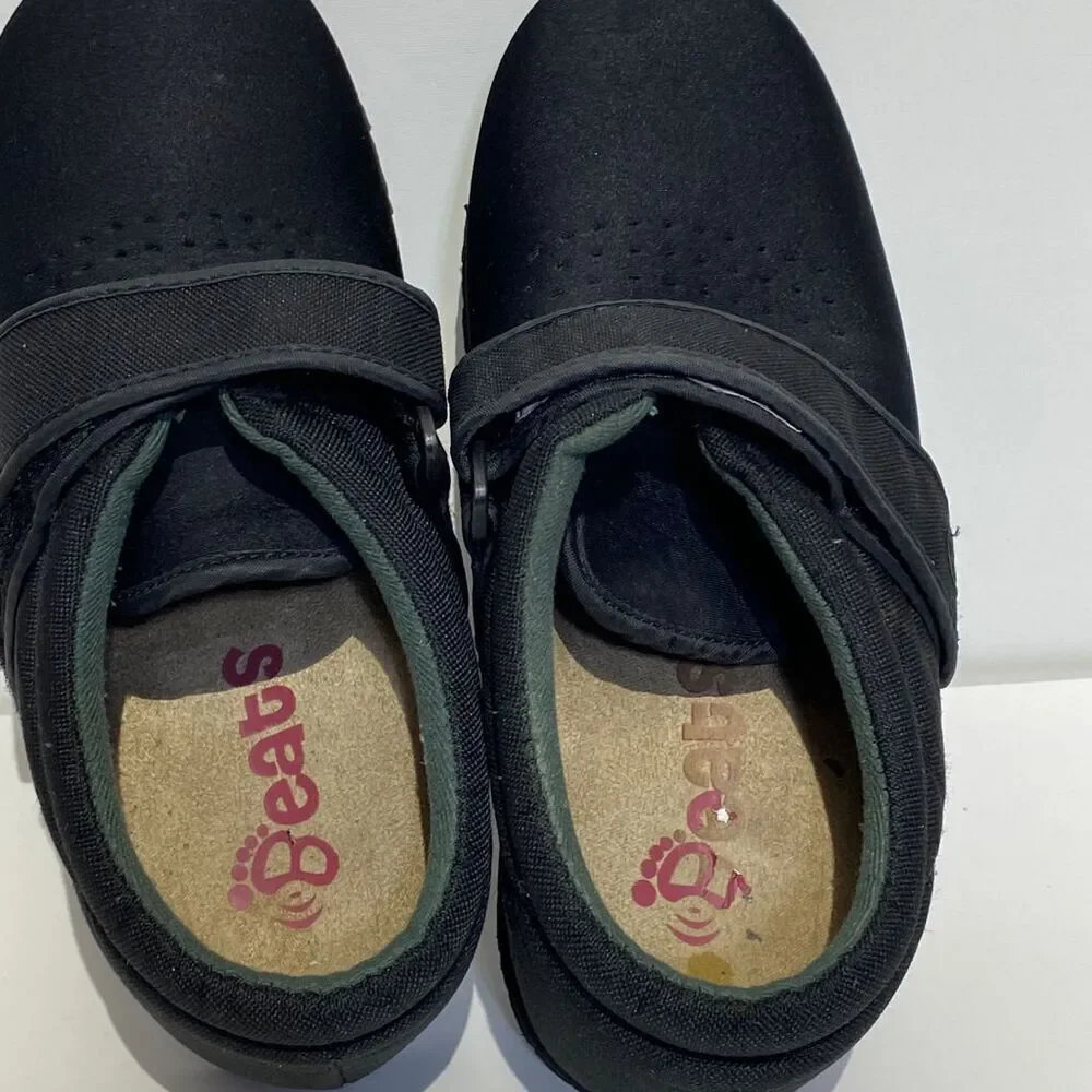Pedors Unisex‎ Black Classic Stretch Shoes For Swollen Feet Size 10/12